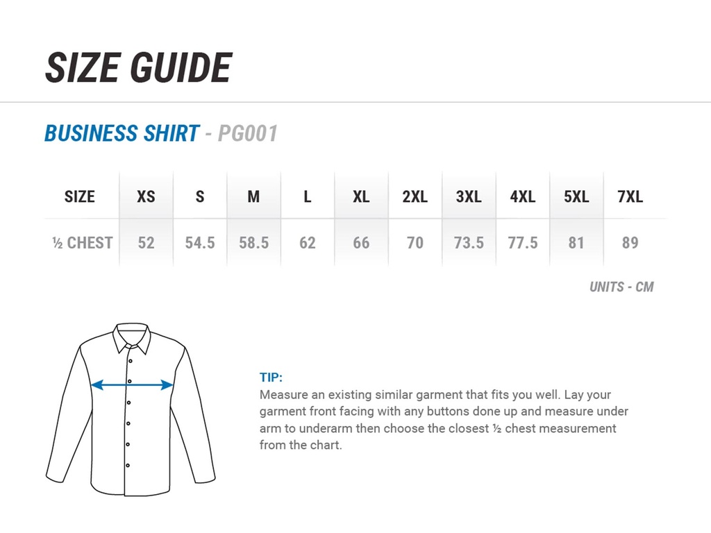 Business Shirt - Blue