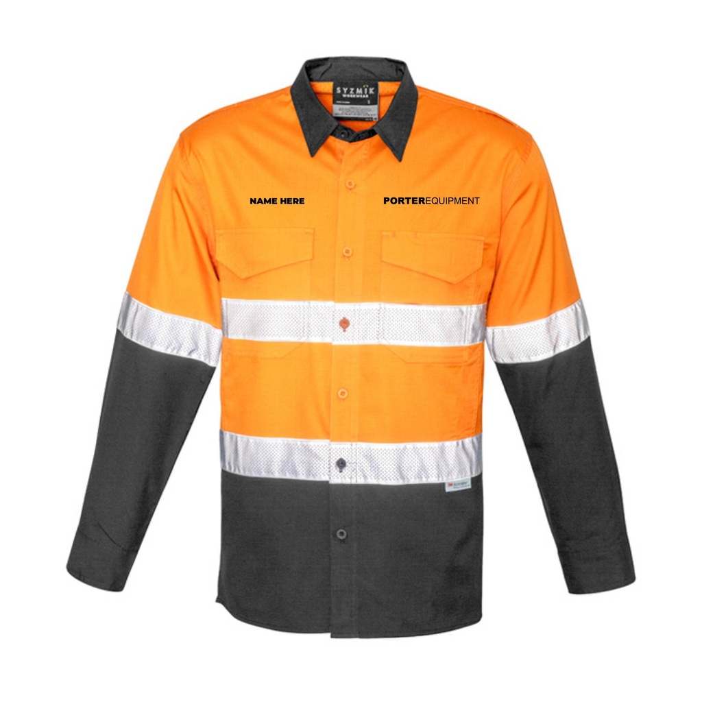 Porter Equipment Hi Vis Work Shirts Long Sleeves